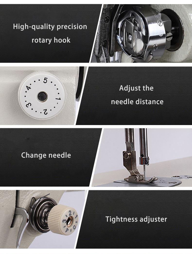 Industral High speed lockstitch sewing machine for leather
